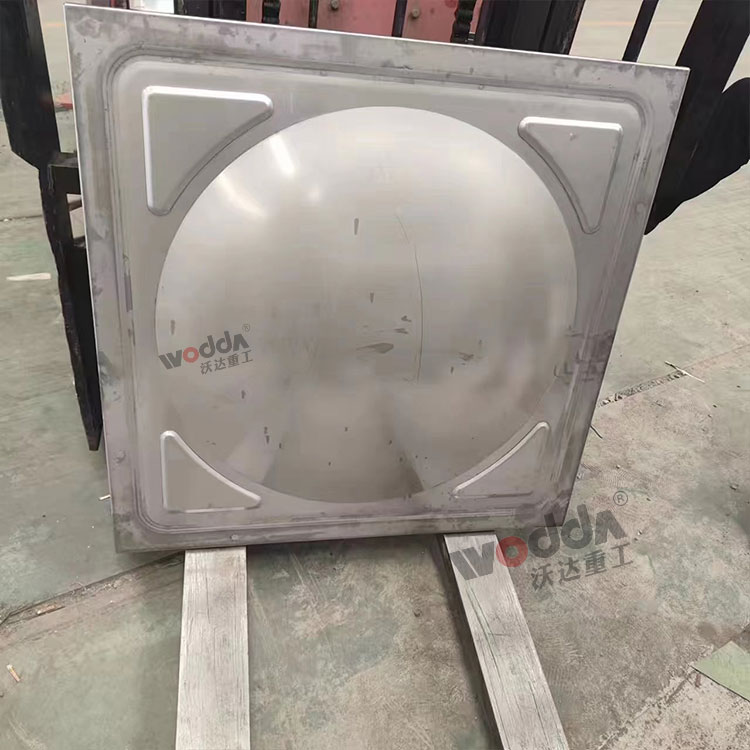 不鏽鋼水箱闆(pan)成型壓力機試壓(ya)産品 不鏽鋼水箱(xiāng)闆成型壓力機試(shì)壓産品