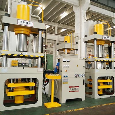 315噸不鏽鋼(gang)鍋碗瓢盆(pen)拉伸液壓(yā)機_315T四柱液(yè)壓機